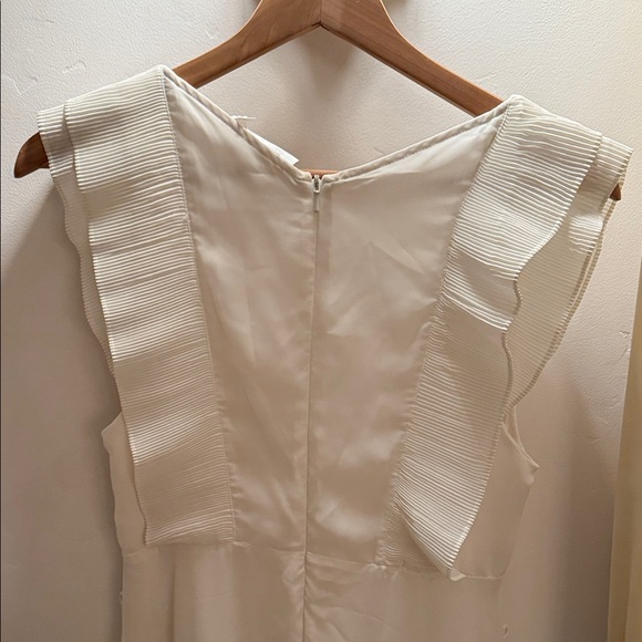 Zimmermann Cream Maxi Dress with Ruffle Details - Picture 7 of 9